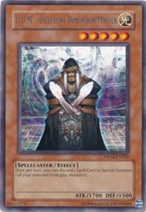 D.D.M. - Different Dimension Master (Rare) (DR04-EN032) - Dark Revelation Volume 4 Unlimited