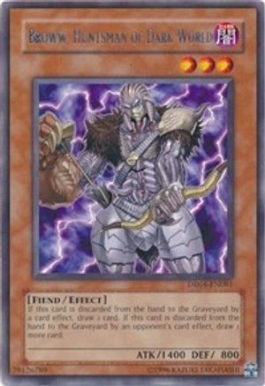 Broww, Huntsman of Dark World (Rare) (DR04-EN081) - Dark Revelation Volume 4 Unlimited