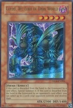 Goldd, Wu-Lord of Dark World (Ultra Rare) (DR04-EN084) - Dark Revelation Volume 4 Unlimited