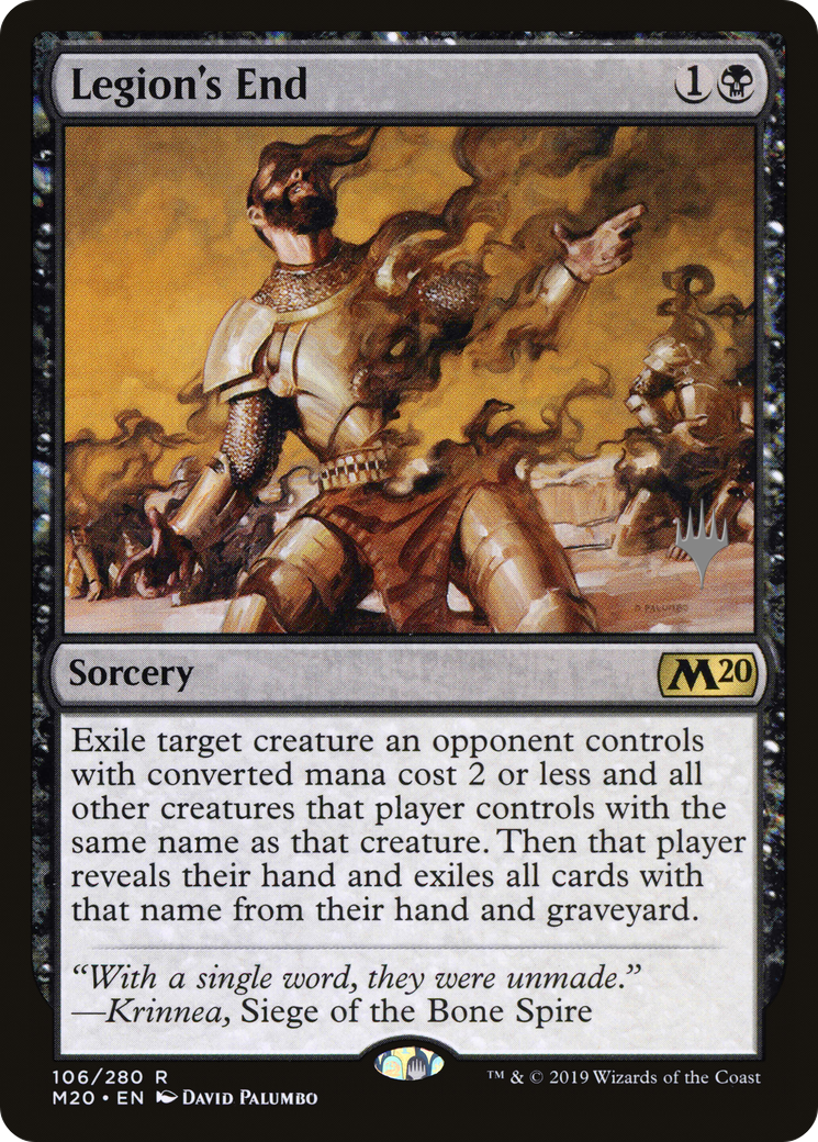 Legion's End (PPM20-106) [Promo Pack: Core Set 2020 Promos] Foil