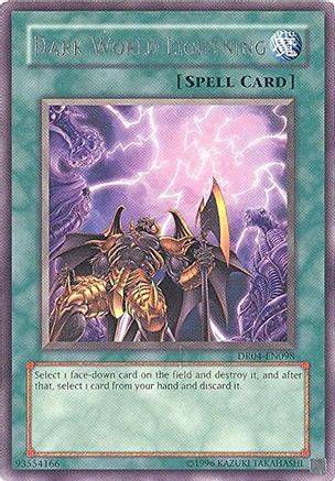 Dark World Lightning (Rare) (DR04-EN098) - Dark Revelation Volume 4 Unlimited