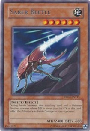 Saber Beetle (Rare) (DR04-EN143) - Dark Revelation Volume 4 Unlimited
