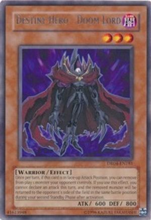 Destiny Hero - Doom Lord (Rare) (DR04-EN181) - Dark Revelation Volume 4 Unlimited