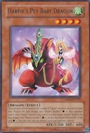 Harpie's Pet Baby Dragon (Rare) (DR04-EN193) - Dark Revelation Volume 4 Unlimited