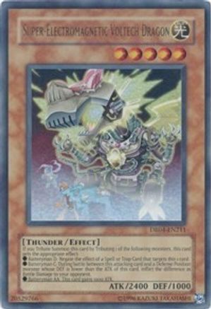 Super-Electromagnetic Voltech Dragon (Ultra Rare) (DR04-EN211) - Dark Revelation Volume 4 Unlimited