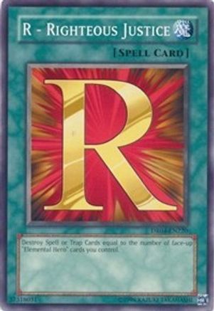 R - Righteous Justice (Common) (DR04-EN220) - Dark Revelation Volume 4 Unlimited