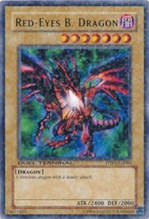 Red-Eyes B. Dragon (Duel Terminal Rare Parallel Rare) (DTP1-EN003) - Duel Terminal - Preview Limited