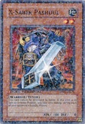 X-Saber Pashuul (Duel Terminal Normal Parallel Rare) (DT01-EN076) - Duel Terminal 1 Limited