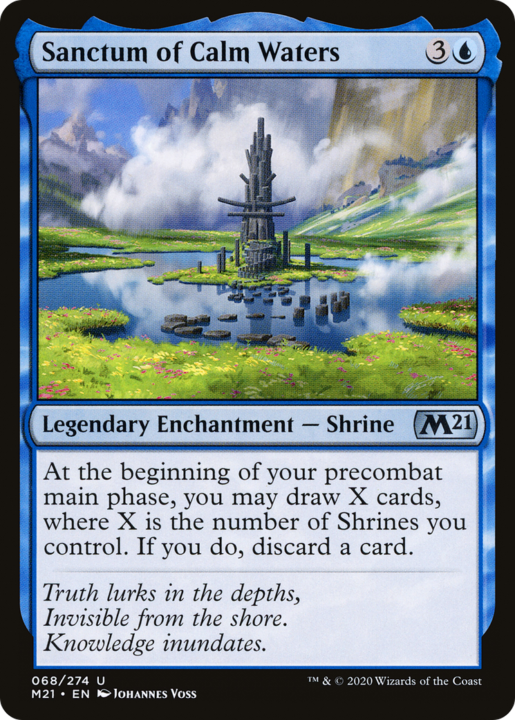 Sanctum of Calm Waters (M21-068) [Core Set 2021] Foil