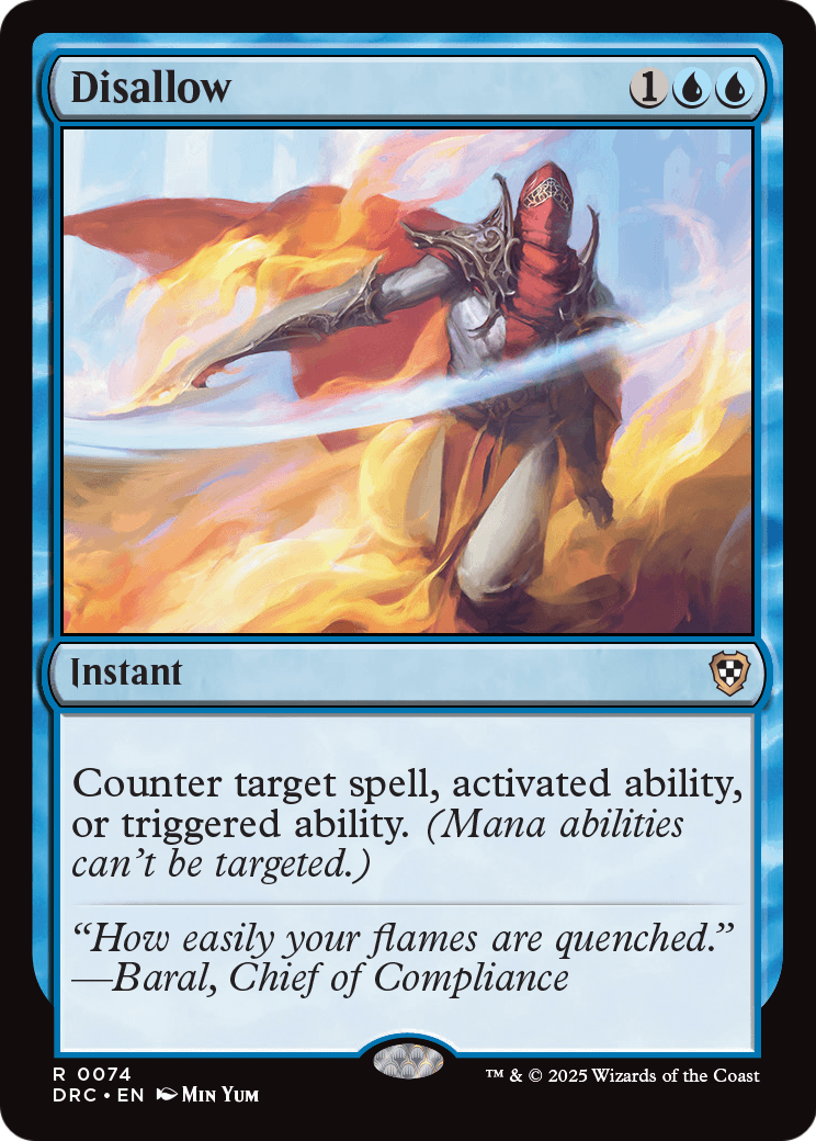 Disallow (DRC-074) [Commander: Aetherdrift]
