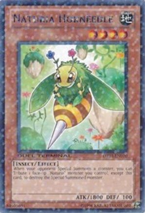 Naturia Horneedle (Duel Terminal Rare Parallel Rare) (DT03-EN070) - Duel Terminal 3 Limited