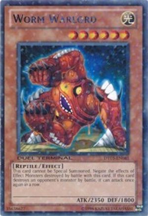 Worm Warlord (Duel Terminal Rare Parallel Rare) (DT03-EN081) - Duel Terminal 3 Limited