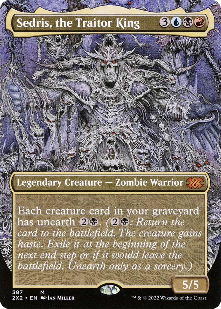Sedris, the Traitor King (Borderless) (2X2-387) [Double Masters 2022] Foil