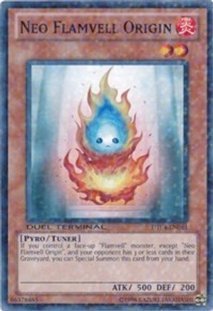 Neo Flamvell Origin (Duel Terminal Normal Parallel Rare) (DT04-EN061) - Duel Terminal 4 Limited
