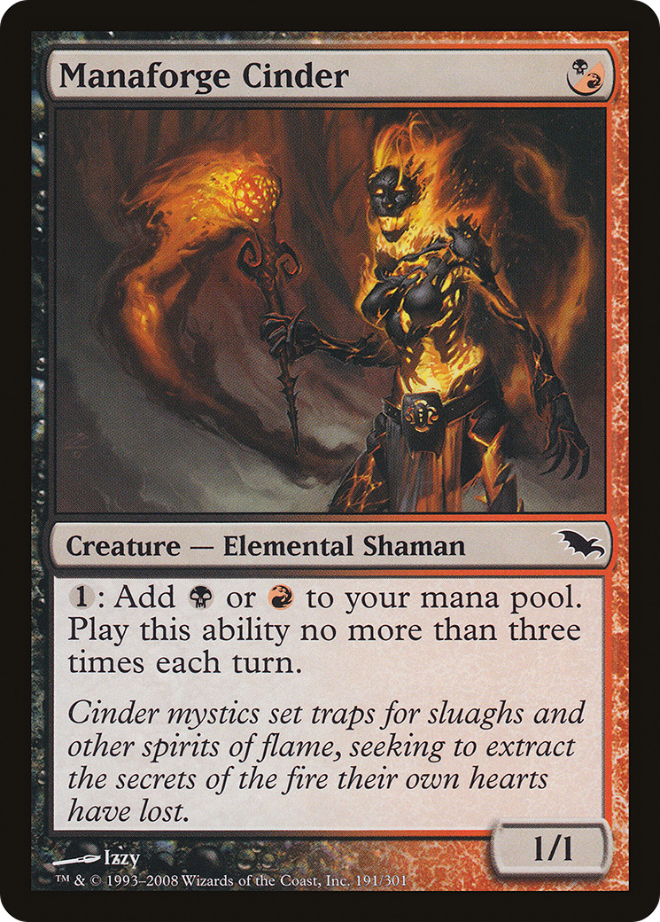 Manaforge Cinder (SHM-191) [Shadowmoor] Foil