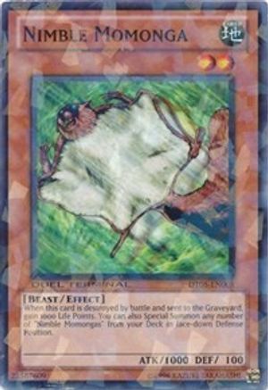Nimble Momonga (Duel Terminal Normal Parallel Rare) (DT05-EN008) - Duel Terminal 5 Limited