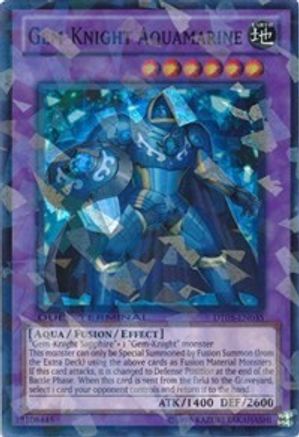 Gem-Knight Aquamarine (Duel Terminal Super Parallel Rare) (DT05-EN035) - Duel Terminal 5 Limited