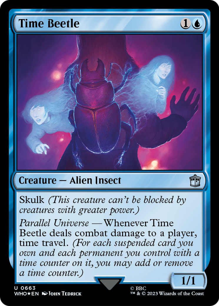 Time Beetle (Surge Foil) (WHO-663) [Doctor Who] Foil