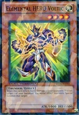 Elemental Hero Voltic (Duel Terminal Normal Parallel Rare) (DT06-EN003) - Duel Terminal 6 Limited
