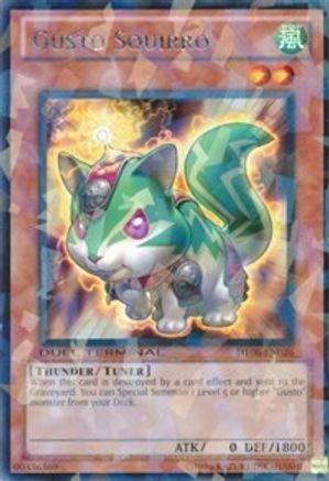 Gusto Squirro (Duel Terminal Rare Parallel Rare) (DT06-EN026) - Duel Terminal 6 Limited