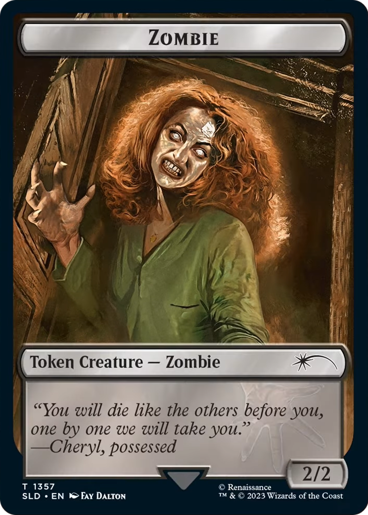 Zombie Token (SLD-1357) [Secret Lair Drop] Foil
