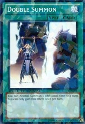 Double Summon (Duel Terminal Normal Parallel Rare) (DT06-EN091) - Duel Terminal 6 Limited