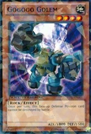 Gogogo Golem (Duel Terminal Normal Parallel Rare) (DT07-EN001) - Duel Terminal 7 Limited