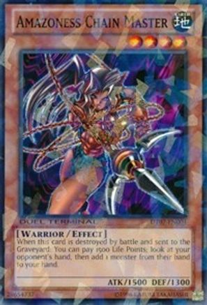 Amazoness Chain Master (Duel Terminal Normal Parallel Rare) (DT07-EN004) - Duel Terminal 7 Limited