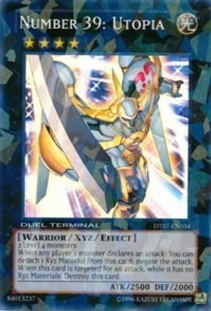 Number 39: Utopia (Duel Terminal Super Parallel Rare) (DT07-EN034) - Duel Terminal 7 Limited