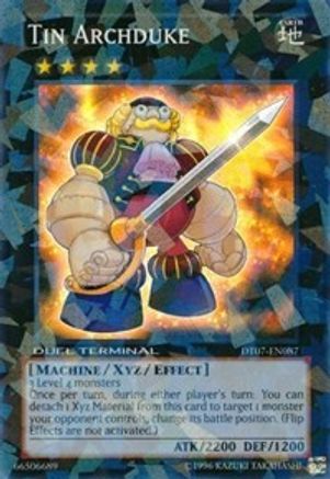 Tin Archduke (Duel Terminal Super Parallel Rare) (DT07-EN087) - Duel Terminal 7 Limited