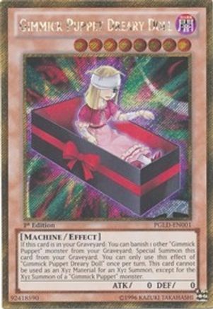 Gimmick Puppet Dreary Doll (Gold Secret Rare) (PGLD-EN001) - Premium Gold 1st Edition