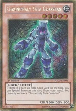 Chronomaly Tula Guardian (Gold Secret Rare) (PGLD-EN003) - Premium Gold 1st Edition