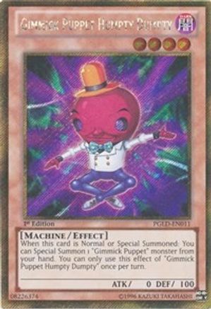 Gimmick Puppet Humpty Dumpty (Gold Secret Rare) (PGLD-EN011) - Premium Gold 1st Edition