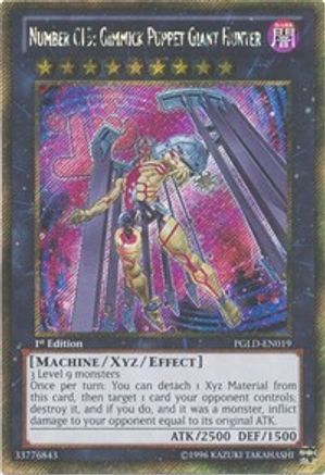 Number C15: Gimmick Puppet Giant Hunter (Gold Secret Rare) (PGLD-EN019) - Premium Gold Unlimited