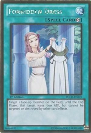Forbidden Dress (Gold Rare) (PGLD-EN049) - Premium Gold 1st Edition
