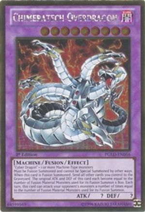 Chimeratech Overdragon (Gold Rare) (PGLD-EN056) - Premium Gold 1st Edition
