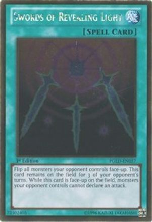 Swords of Revealing Light (Gold Rare) (PGLD-EN057) - Premium Gold 1st Edition