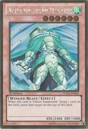 Raiza the Storm Monarch (Gold Rare) (PGLD-EN062) - Premium Gold Unlimited