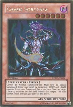 Chaos Sorcerer (Gold Rare) (PGLD-EN084) - Premium Gold 1st Edition