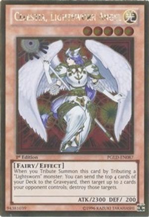 Celestia, Lightsworn Angel (Gold Rare) (PGLD-EN087) - Premium Gold Unlimited