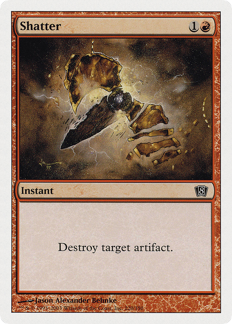 Shatter (8ED-220) [8th Edition] Foil