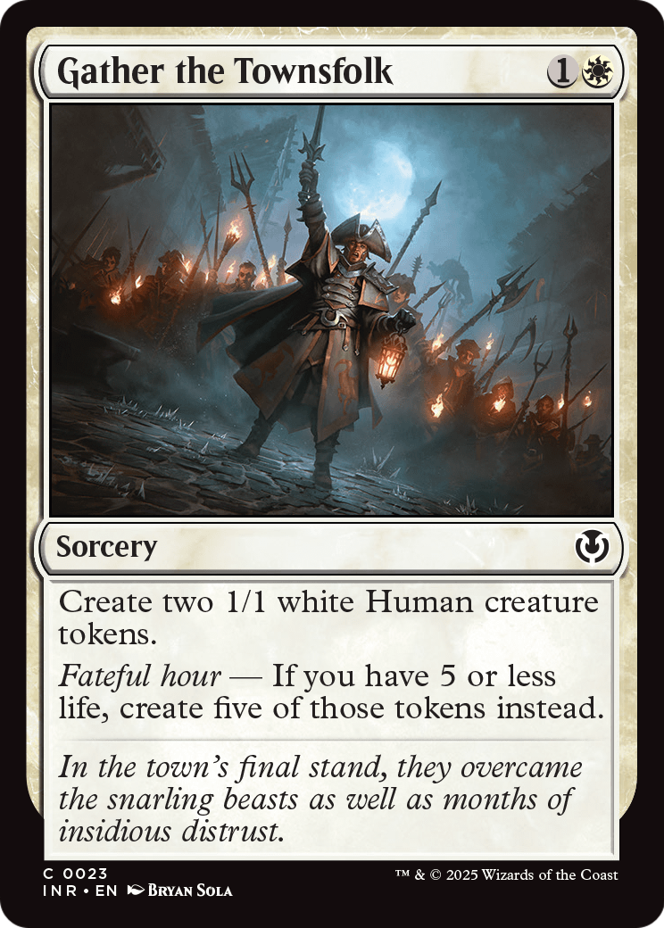 Gather the Townsfolk - Foil [Innistrad Remastered]