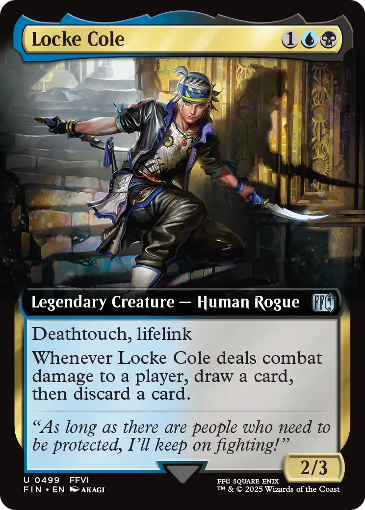Locke Cole (Extended Art) (FIN-499) [FINAL FANTASY]