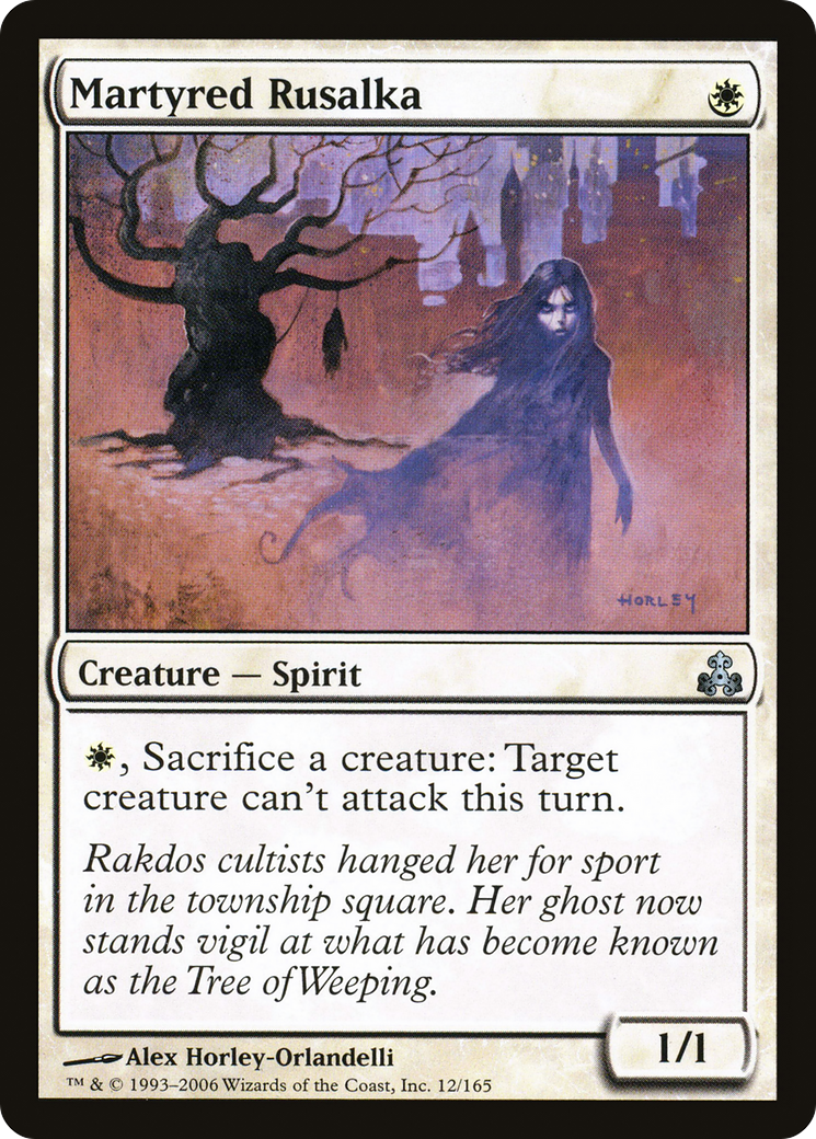 Martyred Rusalka (GPT-012) [Guildpact] Foil