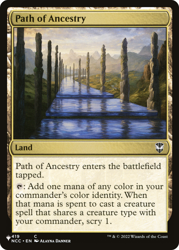 Path of Ancestry (NCC) (LIST-419/093) [The List]
