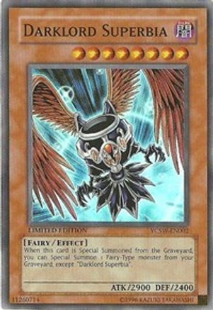 Darklord Superbia (Super Rare) (YCSW-EN002) - Yu-Gi-Oh! Championship Series Prize Cards Limited