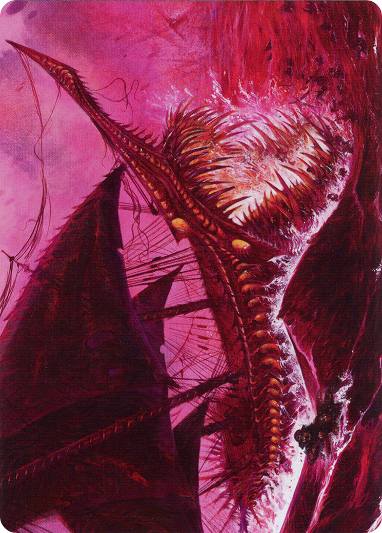 Marauding Dreadship // Marauding Dreadship (AMOM-036) (Borderless) [March of the Machine Art Series] Foil