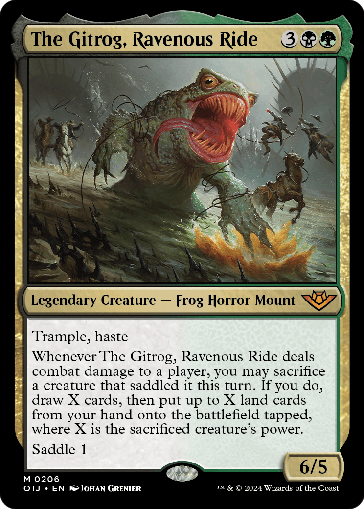 The Gitrog, Ravenous Ride (OTJ-206) [Outlaws of Thunder Junction]