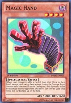 Magic Hand (Super Rare) (DRLG-EN045) - Dragons of Legend Unlimited