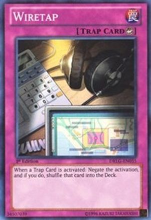 Wiretap (Super Rare) (DRLG-EN035) - Dragons of Legend 1st Edition